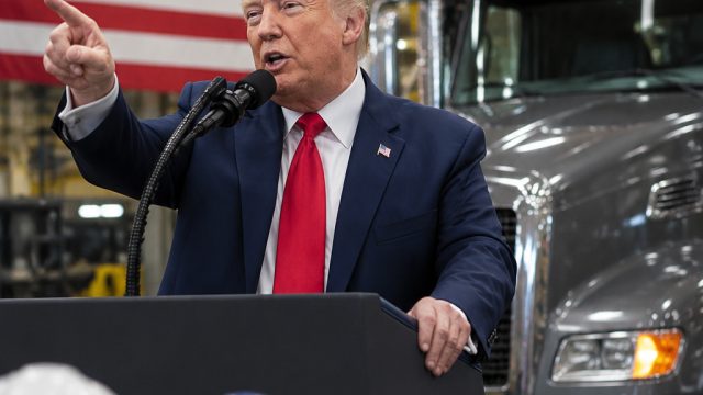 Trump Highlights Economic Gains During Visit to Mack Truck Facility